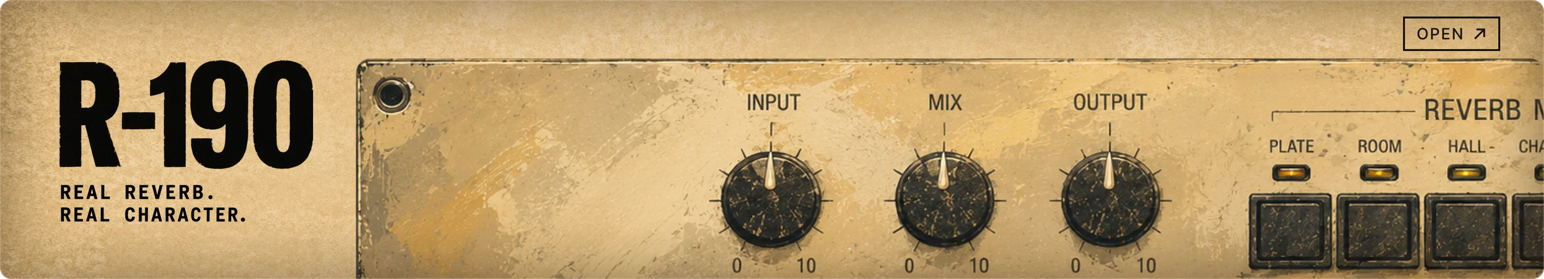 R-190 — Real reverb, real character.