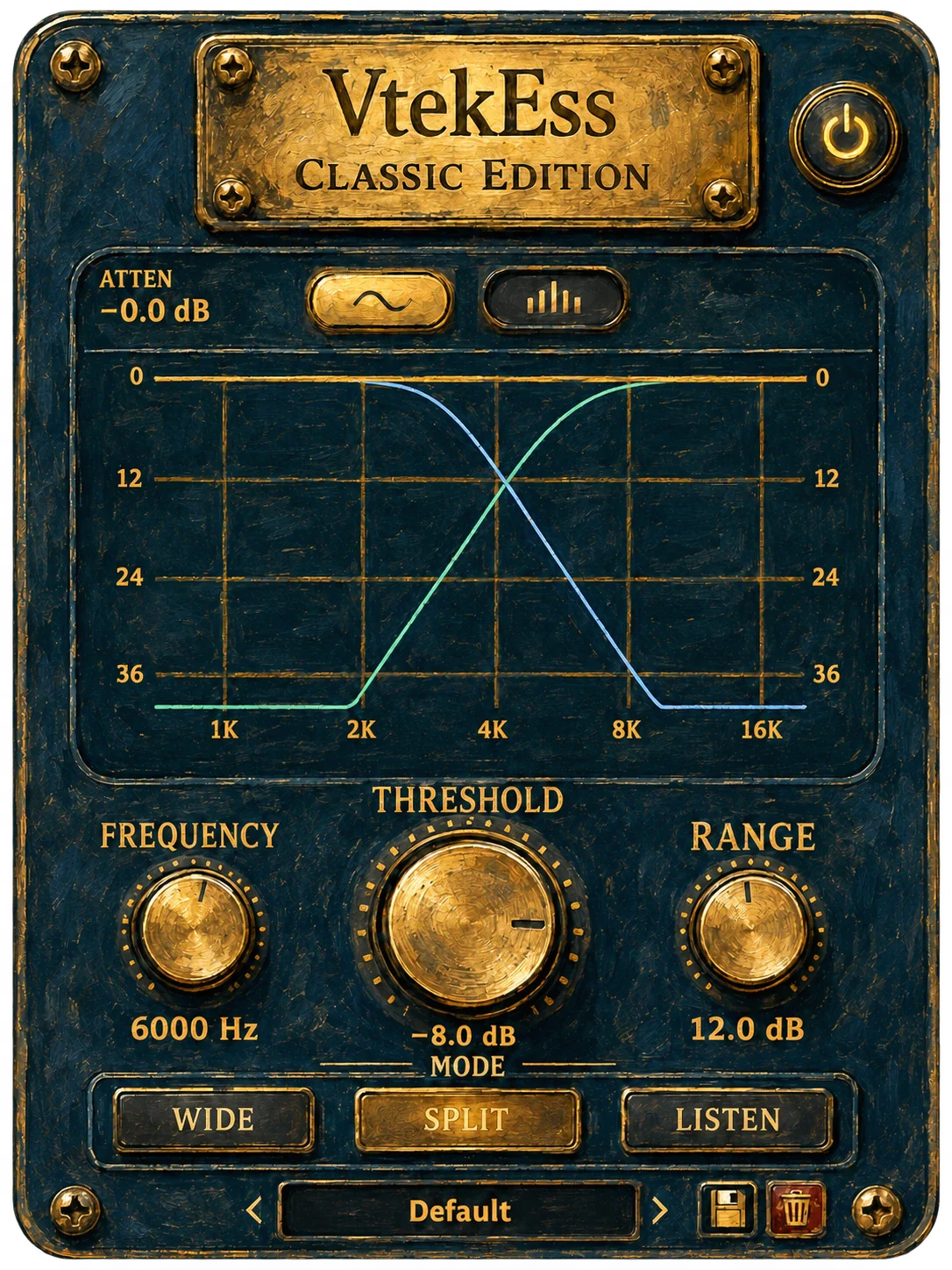 VTEKESS de-esser plugin